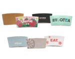 Custom Printing Coffee Sleeve Cup Sleeve - Eco-Friendly Paper Sleeve for Disposable Cups – Image 2