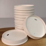 Sustainable Water-based Coating Pure Paper Lid for Paper Coffee Cups
