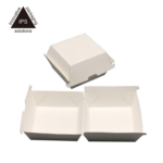 Eco-Friendly Corrugated Clamshell Food Box | Hotdog, Burger & Dinner Container – Image 2