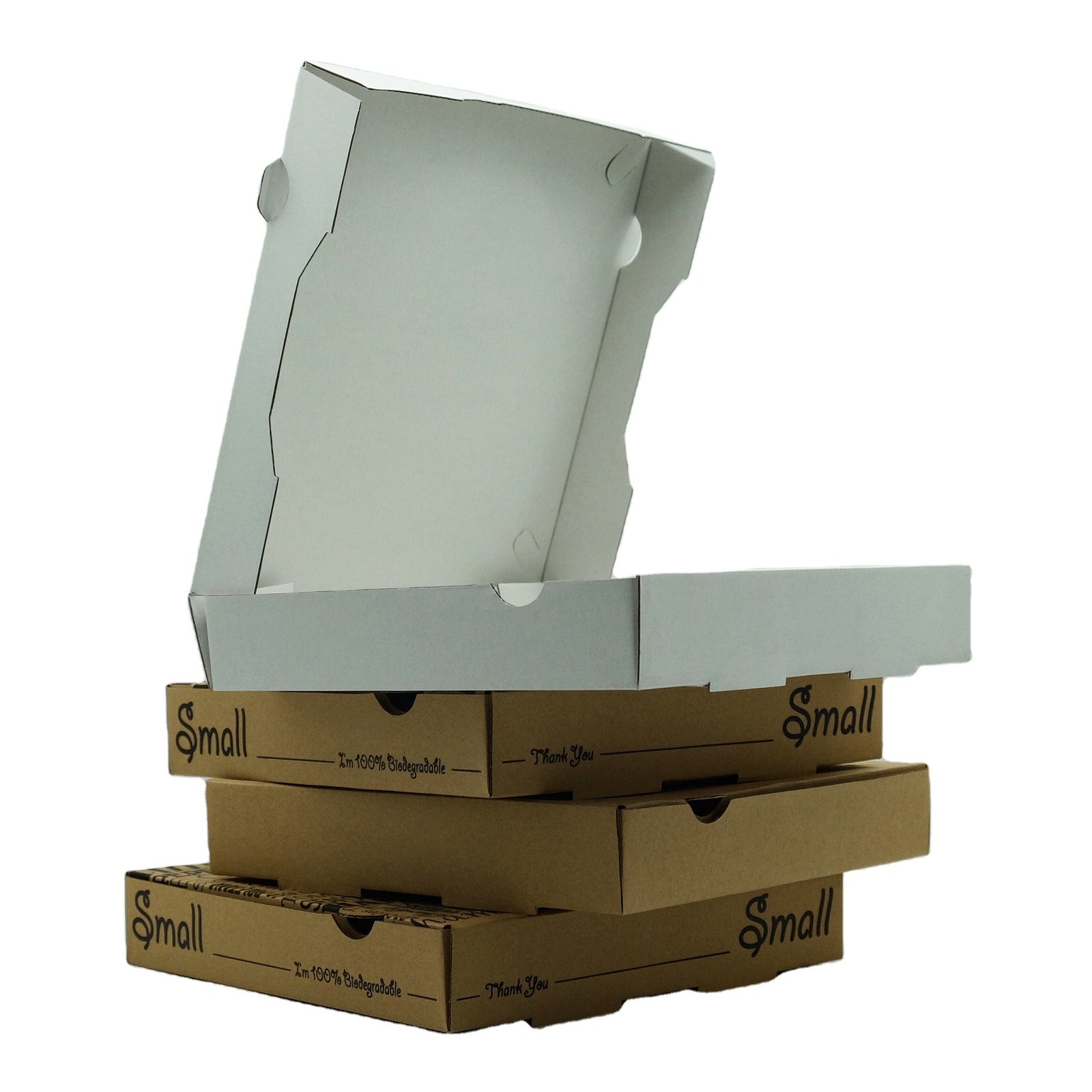 H1b274f22bb7f494a82248e790177ee001.jpg Custom Printed Pizza Boxes | Food Grade Paperboard Pizza Boxes with Lock Corner Design - Imagen 1