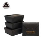Compostable Kraft Salad Cake Food Box with PLA Window - Image 6
