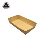 Disposable Paper Hot Dog Tray Rigid Boxes Loaf Bread Packaging Sausage Snack Biodegradable Corn Hot Dog Packaging Coated Paper - Imagen 2