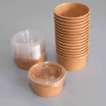 3.5oz/4oz Paper Cup Free Tree Free Bamboo for Sauce with Plastic Lids Pe Coated/pla Coated /aqueous Coated Plastic Free Accept - Image 2
