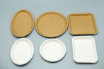 Sturdy Disposal  Water Based Coating  Triple Layer Corrugated  Paper Plates Oil Resistance - 画像 (3)