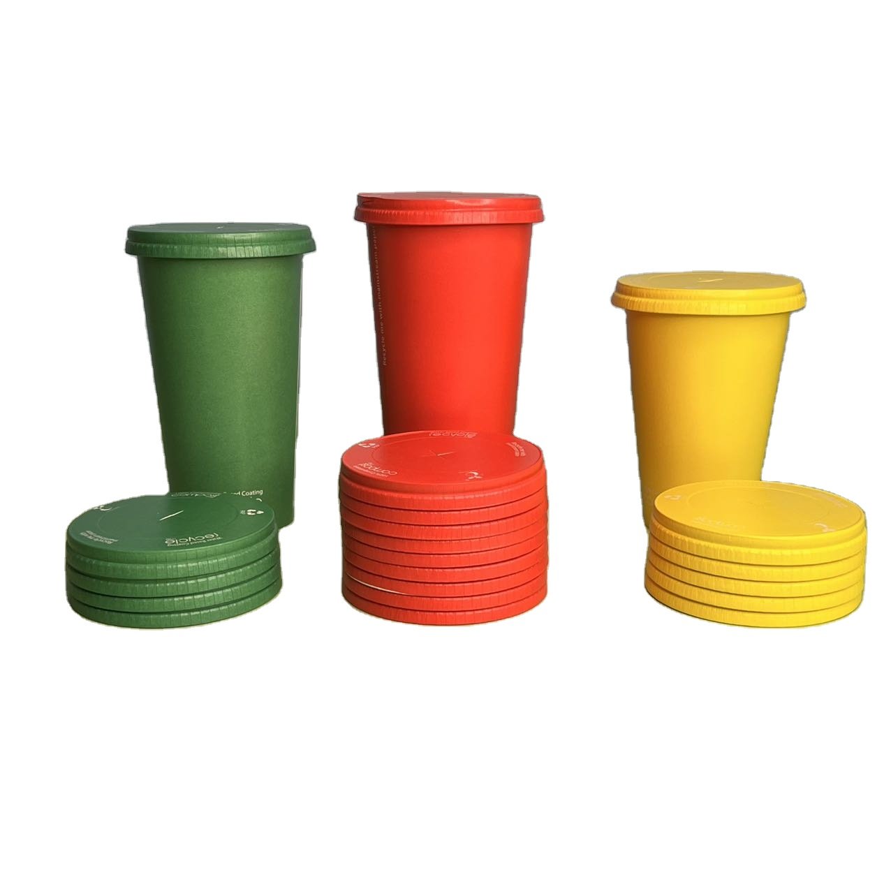 Ha49241ef7d204588a36968095ed1aafdn.jpeg 85mm Sustainable Cold/Hot Drink Paper Lids( Without the Cup) - Image 1
