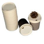Customizable Anti-leak Sustainable Aqueous Coating Paper Lids for Hot Drink (80mm Cups)
