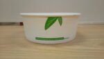 Compostable 8oz Paper Soup Bowl with Lid - PLA Coated, Leak-Proof Takeaway Bowl - Imagen 3