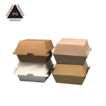 Eco-Friendly Corrugated Clamshell Food Box | Hotdog, Burger & Dinner Container – Image 5