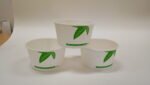 Compostable 8oz Paper Soup Bowl with Lid - PLA Coated, Leak-Proof Takeaway Bowl - Imagen 4