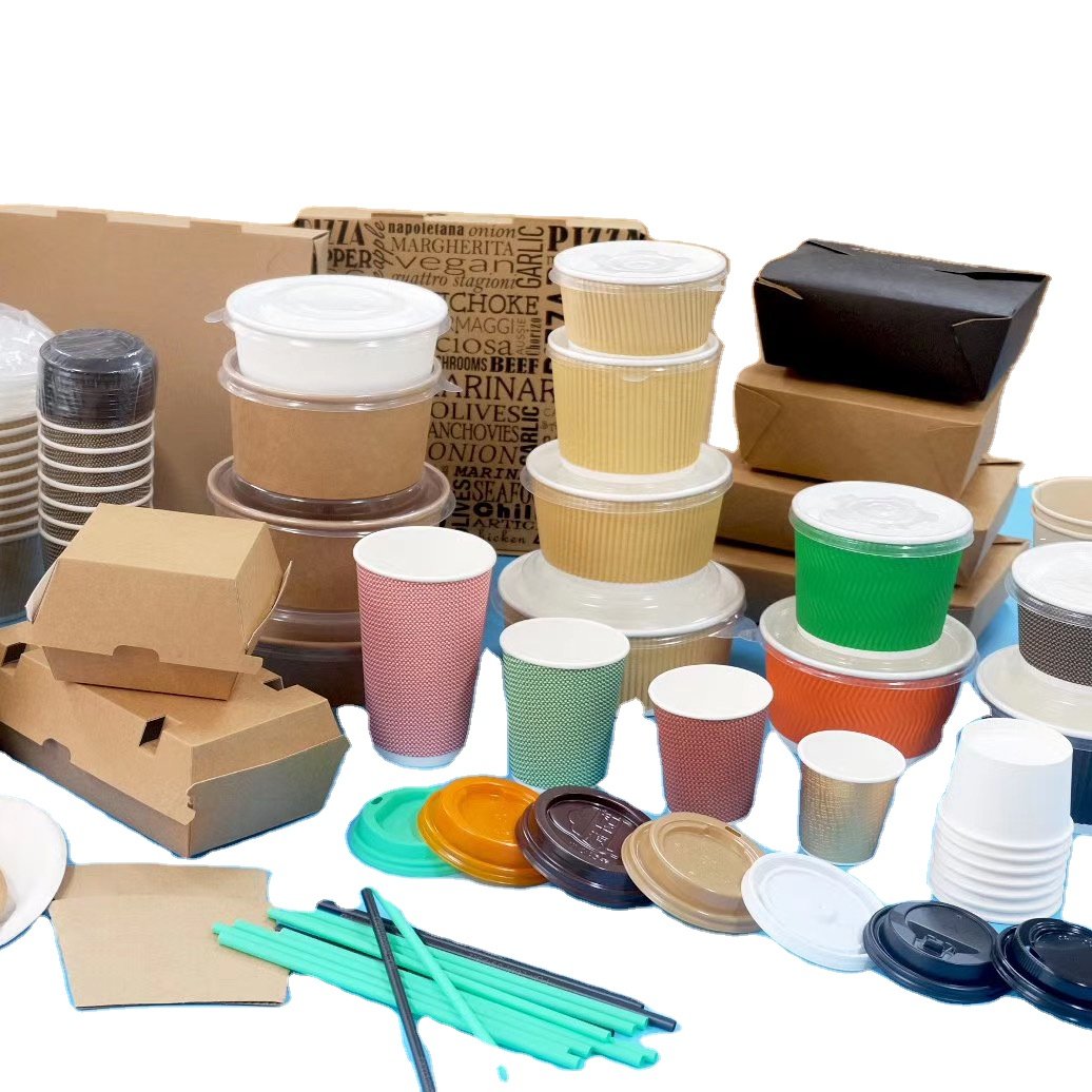 Hb6fbf8ff68bc4538840f90934f3bde7de.jpg 32oz Corrugated Paper Hot Food Container | Disposable Snack Tray & Cake Cup with Custom Logo - Image 1