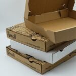 Custom Printed Pizza Boxes | Food Grade Paperboard Pizza Boxes with Lock Corner Design - Imagen 6