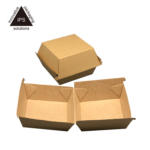 Eco-Friendly Corrugated Clamshell Food Box | Hotdog, Burger & Dinner Container – Image 4