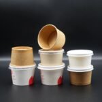 Fibre Disposal Paper Cups Eco Friendly Bamboo Pe Coated/pla Coated /aqueous Coated Plastic Free Food Grade Paper Disposable - 画像 (4)