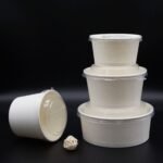 Zeroleak Paper Bowl Cake Packaging Corrugated Paper Cupcake Paper for Street Free Design Single Wall and Ripple Wall Black – Image 6